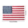 Classroom Flags National Polyester Flag Embroidered Stars Fade Resistant Brass Grommets Decorations For Christmas Holiday Garden
