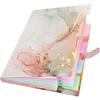 Corslet Expanding File Folder, Aesthetic Folders for School, Accordion File Organizer, Aesthetic Folder with Labels,5 Po