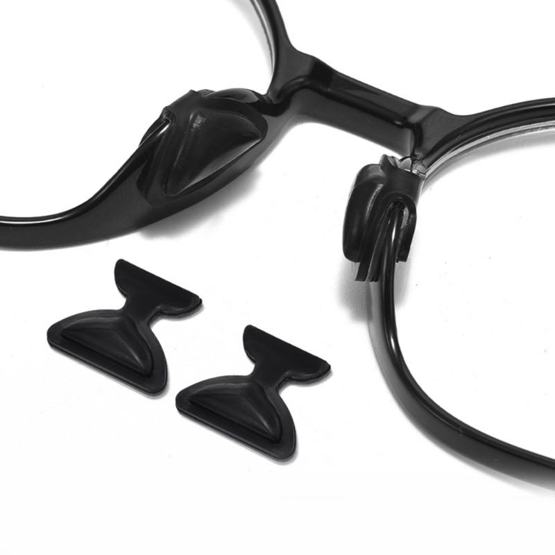 30 Pairs 1mm Clear Nose Cushions Anti Slip Silicone Pads Secure for Full Frame Glasses and Sunglasses