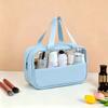 PVC Transparent Waterproof Travel Makeup and Toiletry Bag - Portable, Large Capacity Storage