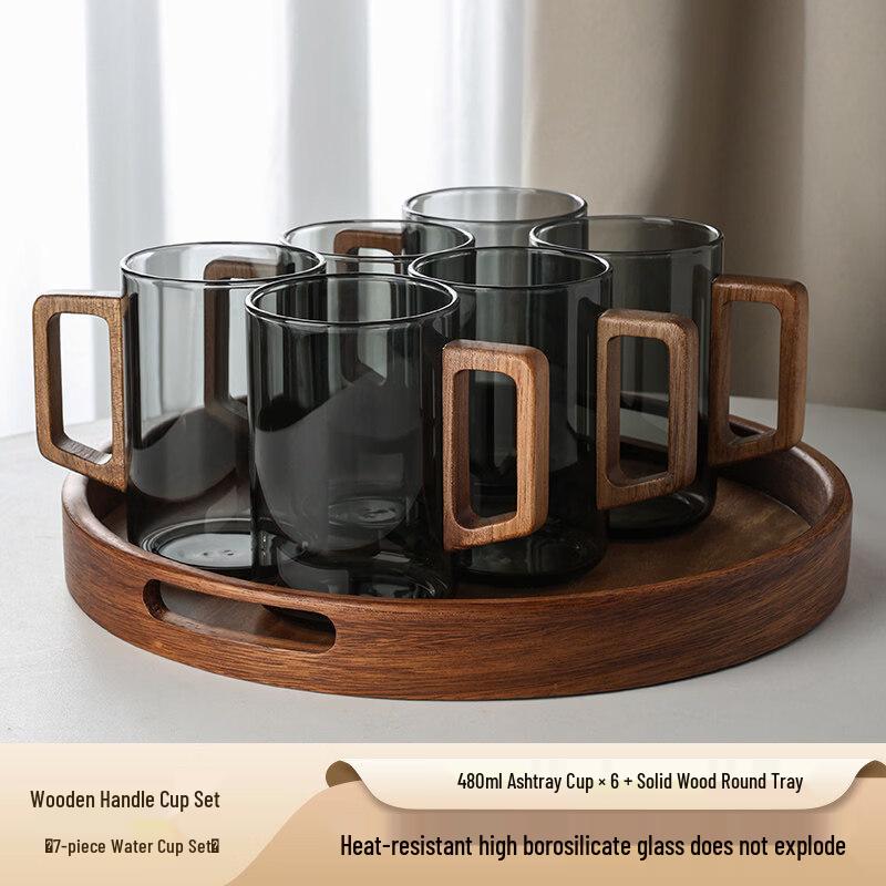 ZISIZ Premium Glass Drinkware Set