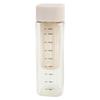 Portable Cold Brew Bottle Creamy White Transparent Easy To Clean Iced Coffee Maker Bottle for Home
