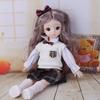 Changing Clothes 30cm Doll Uniform Casual Wear BJD Doll Outfit 1/6 Dolls Clothes  Girl Gifts