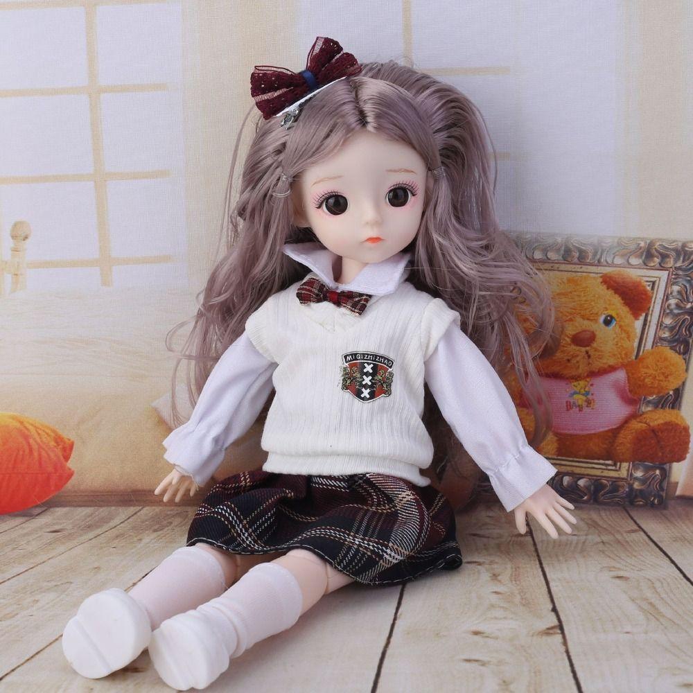 Changing Clothes 30cm Doll Uniform Casual Wear BJD Doll Outfit 1/6 Dolls Clothes  Girl Gifts