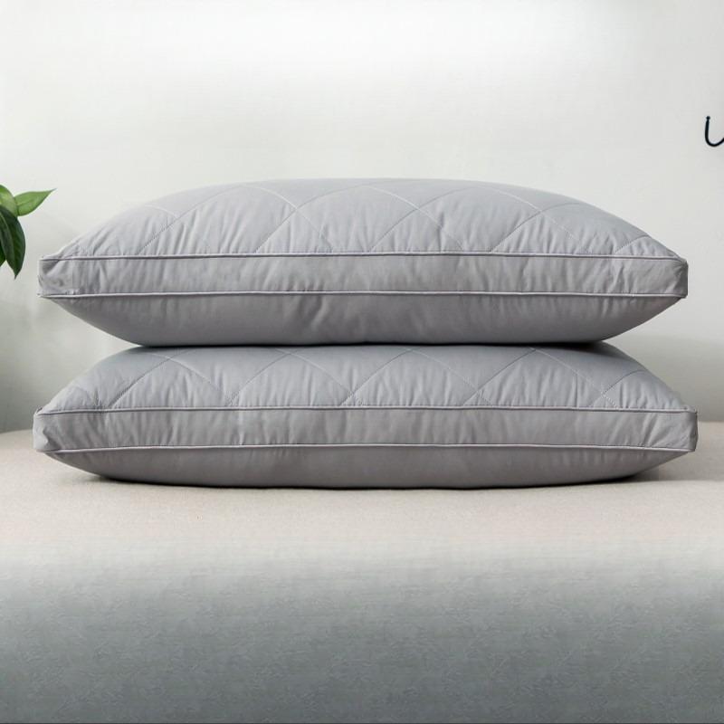 

Подушка для шеи с высокой эластичностью и не проседающая, мягкая защита для шеи, подушка для сна для двоих для отеля, дома, постельных принадлежностей 48*74