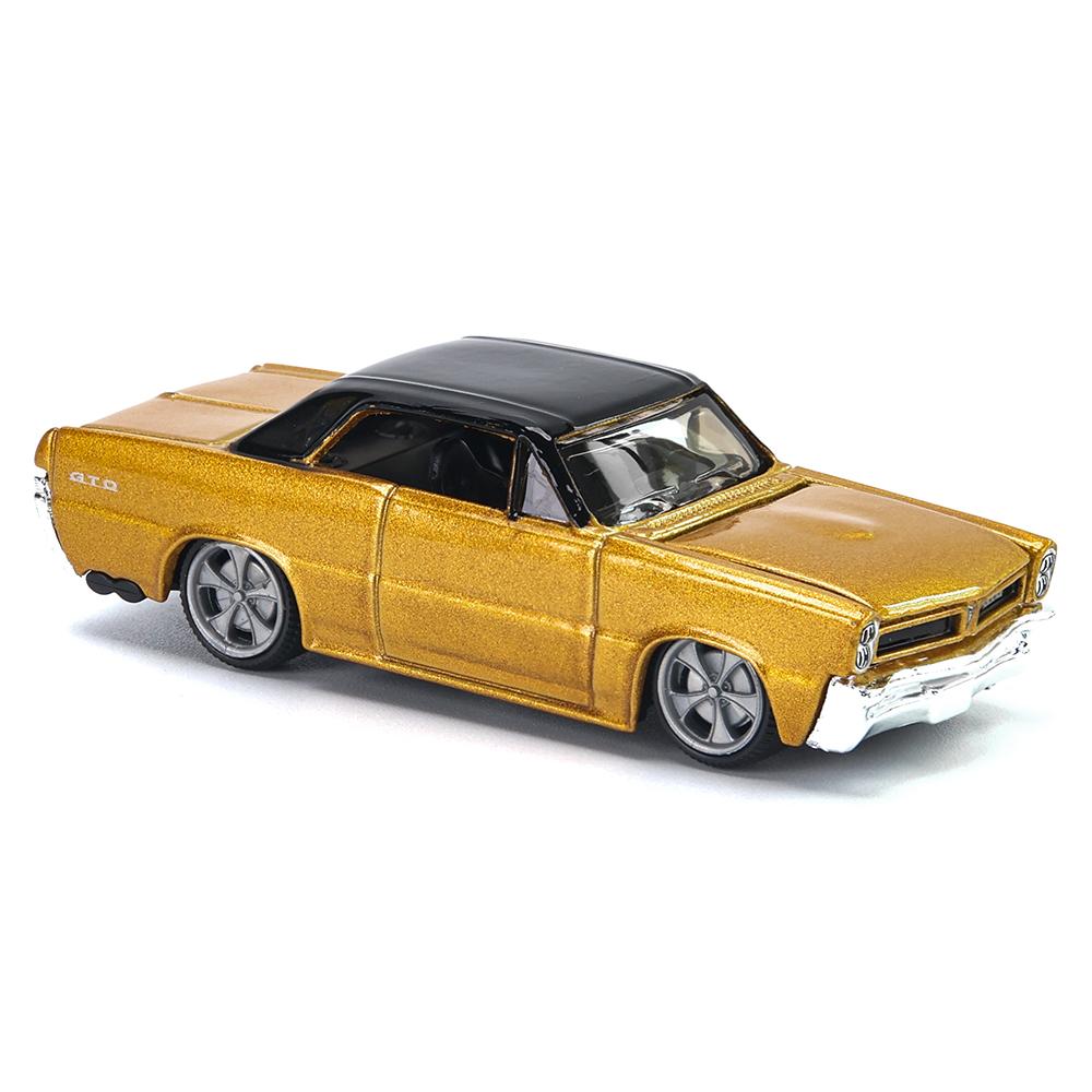 AABHT1 Bburago 1965 PONTIAC GTO Bugatti Lamborghini Cadillac Benz BMW Scale Car Model Replica Collection Kids Xmas Gift Toys for Boys