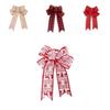 Rustic Burlap Christmas Bow Decorations For Cozy European And Festivities American