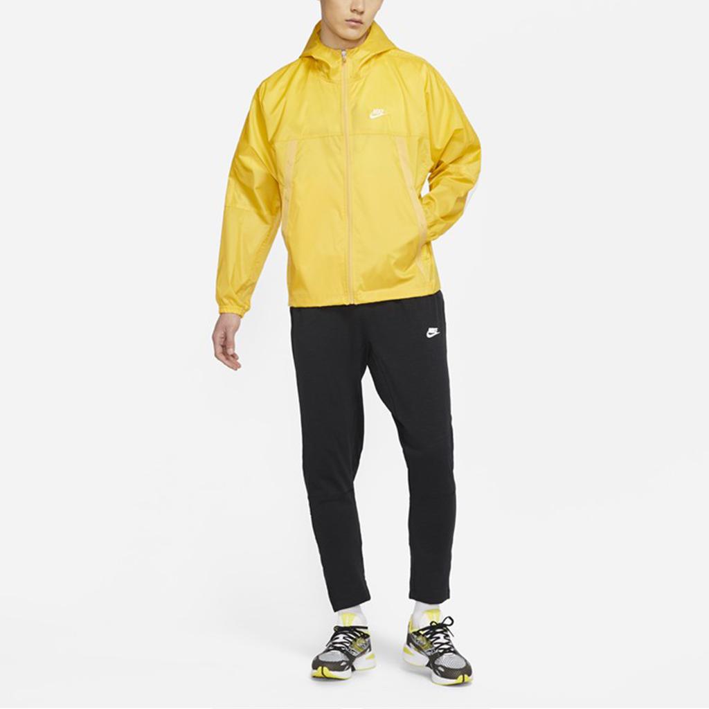 Nike Wvn Jkt Revival Solid Color Sports Casual Jacket Men Outerwear Yellow DC6978-761