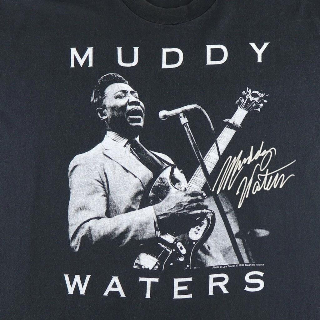 Muddy Waters Music Tour For Fans Heavy Cotton Black S-234XL Unisex Shirt TR324 M