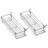 Aluminum Outdoor Table Side Storage Rack Expansion Bracket Hanging Mesh Folding Table Extension Basket Folding Rack
