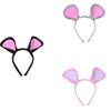 Mouse Ears Hairband Photo Props Kids Hair Hoop Headband Party Headpiece Fun Stage Headbands for Music Festival