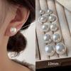 Shi Jia Mantou Lux Pearl Earrings 925 Silver Studs for Women 2024