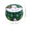 1/2PCS Christmas Atmosphere Aroma Candles Santa Claus Tin Box Plant Formula Aroma Candles Suitable for Bedroom and Living Room