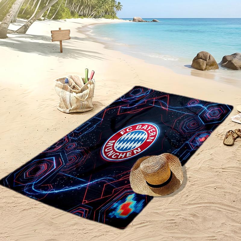 Bayern Munich Printed Beach Towel Quick Dry Soft TowelPortable Large Rectangular Beach Blanket for Travel Swimming Pool