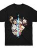 Mens  Womens Black TShirt  Amphibia Characters Graphic Tee Casual Everyday Shirt for Hikin Christmas Gifts