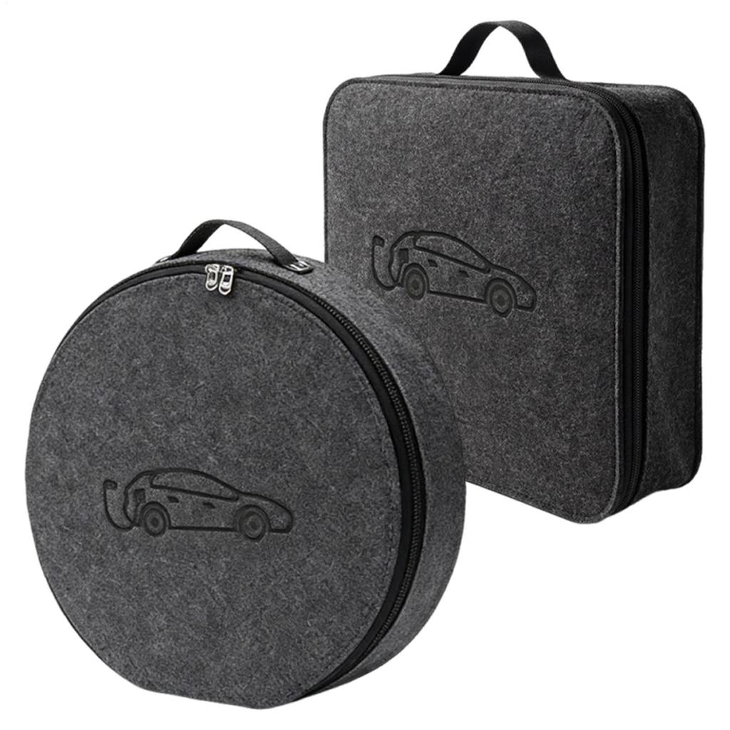 Bolsa de Almacenamiento para Cable de Carga de Vehículos Eléctricos Caja de Cargador para Coche Eléctrico Bolsa de Cable universal resistente a la presión Impermeable Ignífuga almacenamiento