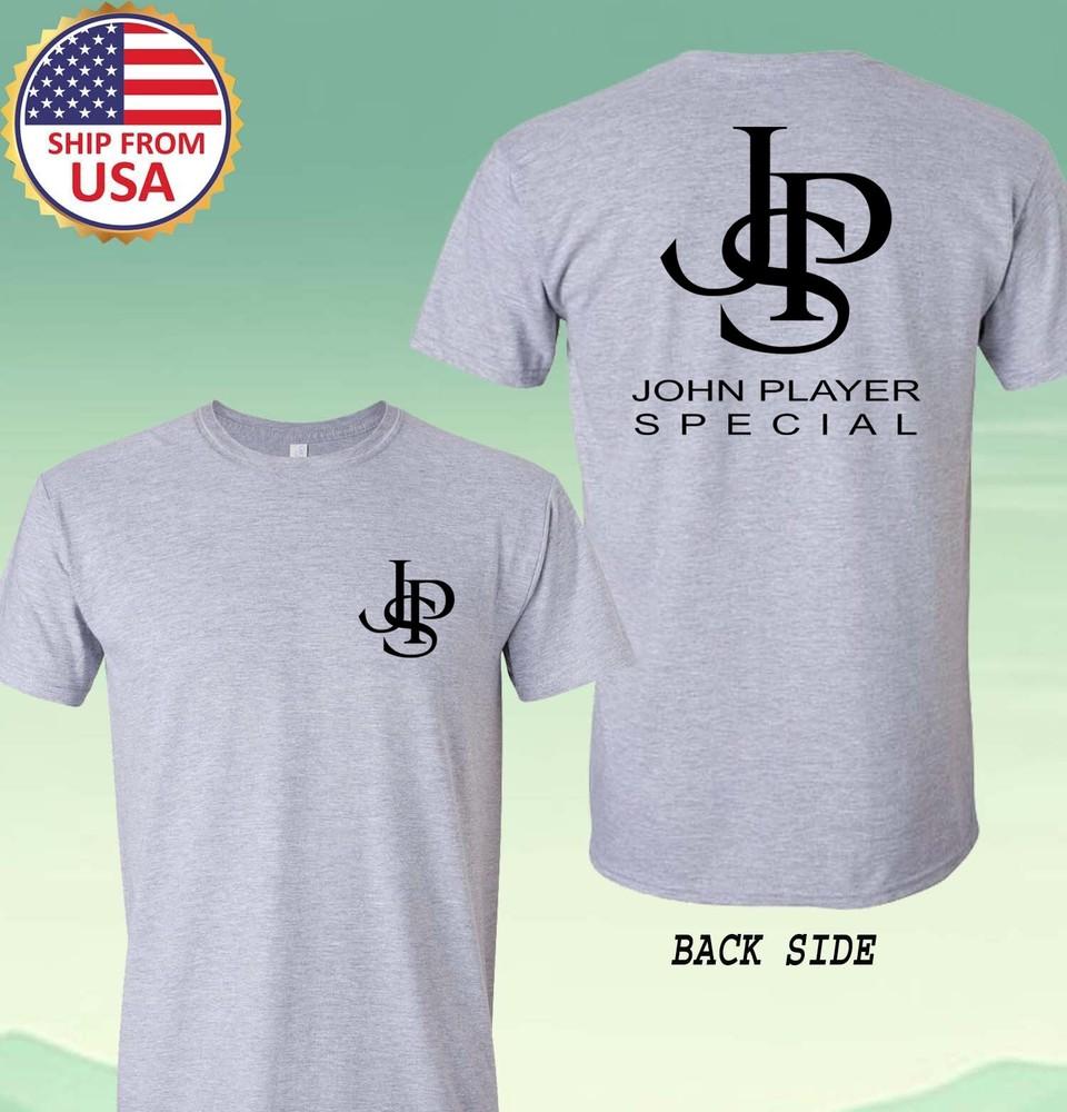 John Player Special Men#039;s Grey Size S5XL Unisex T-Shirt M