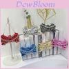 Mini Crystal Bow Makeup Mirror Bag With Chain Strap For Girls And Women