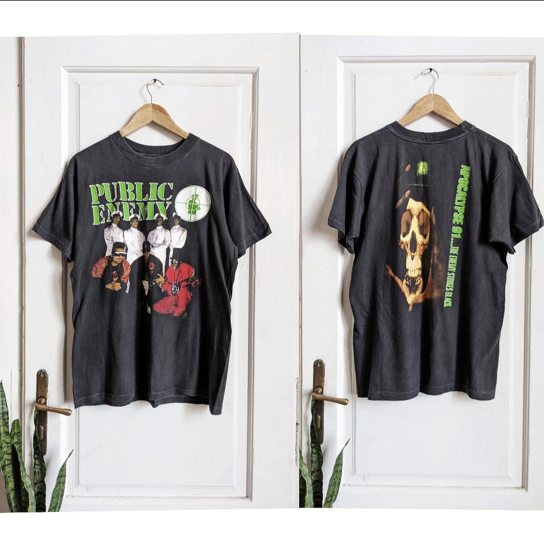 Vintage Public Enemy Merch Apocalypse 1991 T-Shirt XXL