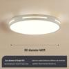 NuFeng Simple Modern Round Bedroom Ceiling Light