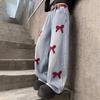 Girls High Waist Denim Wide Leg Pants with for Casual Everyday Wear