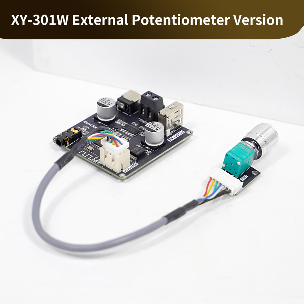 DC 9-24V XY-301W Mono 30W Bluetooth Digital Audio Amplifier Board TWS True Wireless Box Connection Stereo