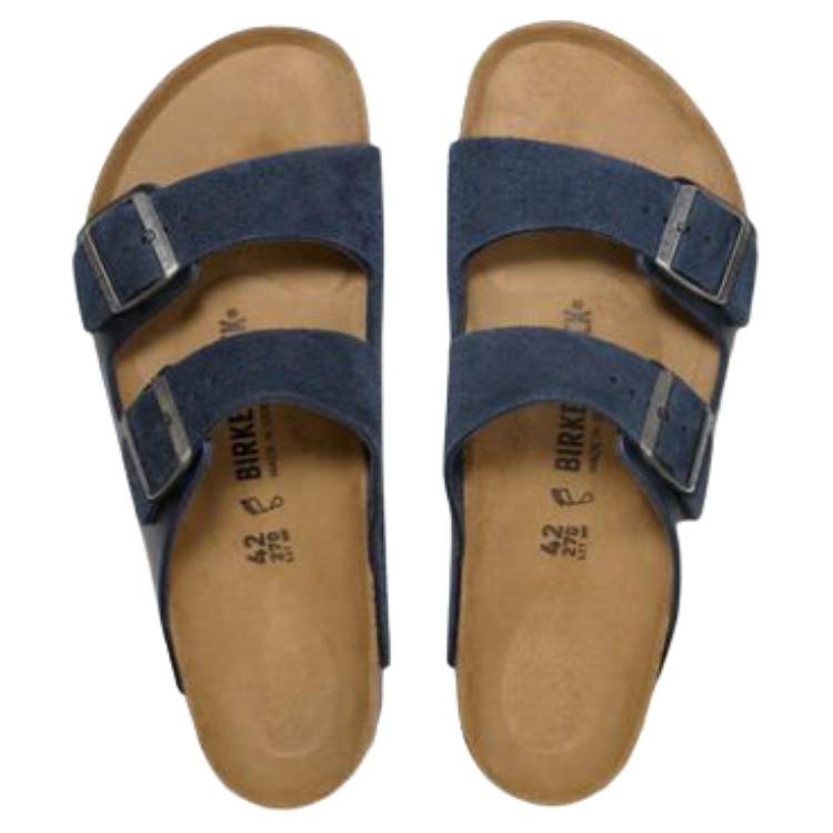 Birkenstock Arizona EVA Slide Slippers Men's Marine Blue Regular Loose Fit 1030674