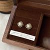 Elegant French Court Style Pearl Stud Earrings - Chic, Sophisticated, and Versatile Jewelry