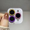 1Set Luminous Ceramic Camera Protector Film For IPhone17 16 15 14Plus 13 ProMax Lens Ring Tempered Glass Glowing Cap Accessorios