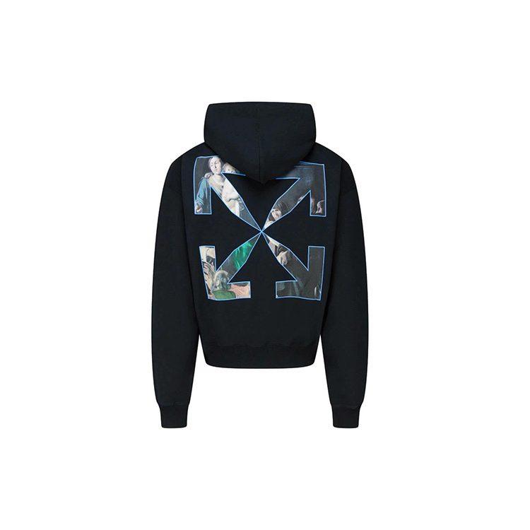 OFF WHITE Sweatshirt Loose Fit Men's Black OMBB037E20FLE0031010