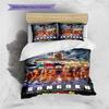 Cartoon Pattern Bedding Quilt Set Quilt Cover Pillowcase Home Decoration Birthday Gift (1 * Duvet Cover + 2 * Pillowcase, Without Core)