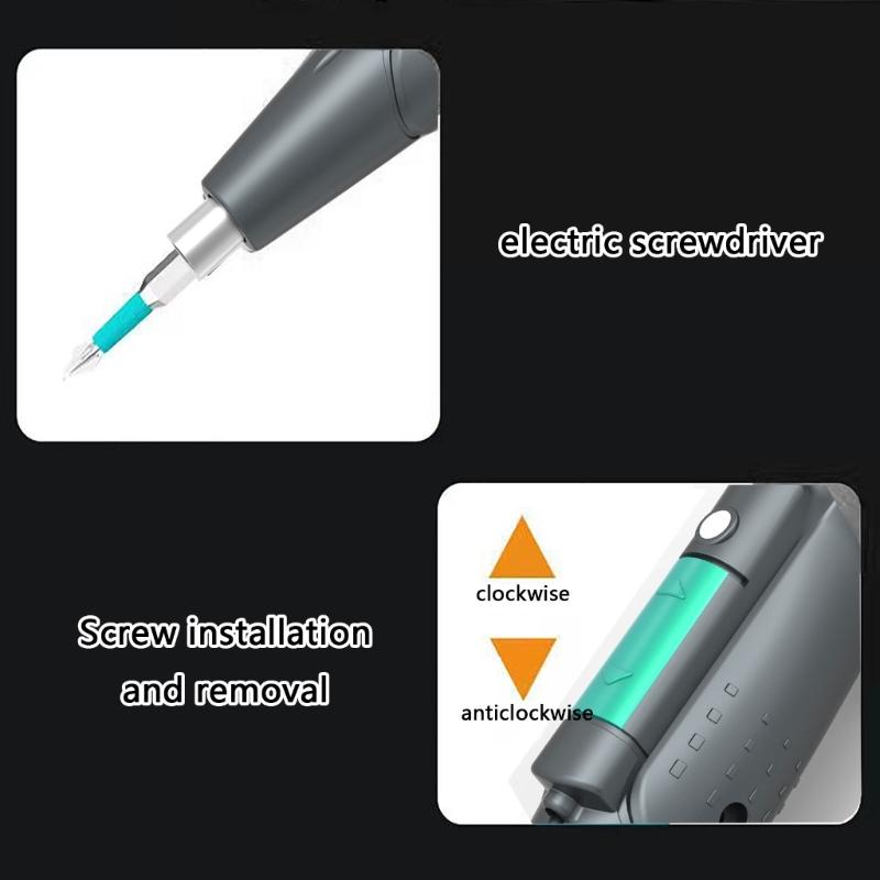 3.6V Wireless Electric Screwdriver Ergonomic Grip Long Lasting Battery For Home Improvement Appliance Repair Maintenance