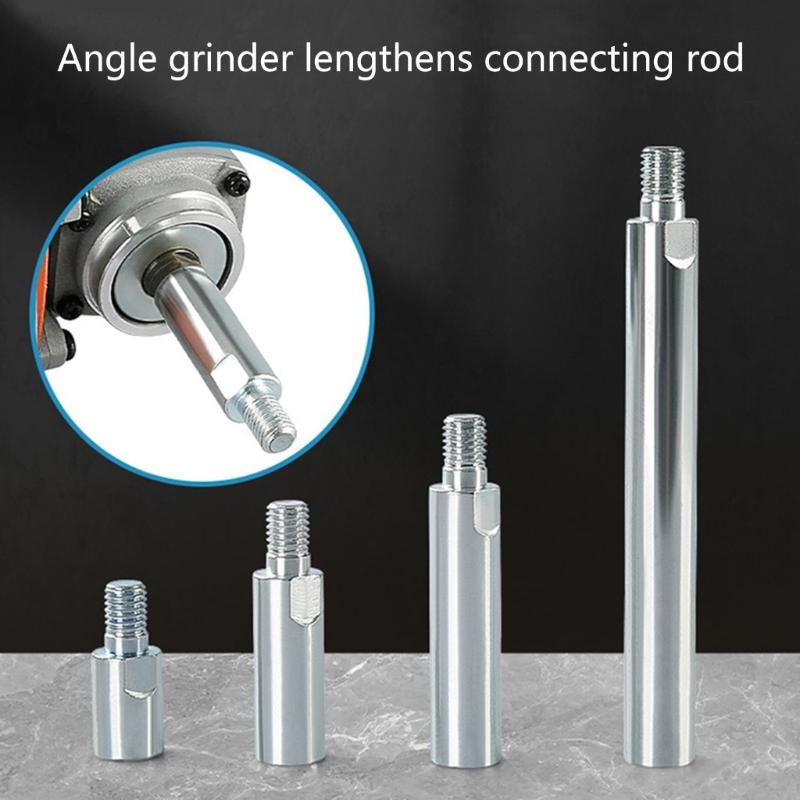 Angles Grinders Extension Connecting Rod 3/8" Thread Hole 40mm/60mm/80mm/140mm Extension Shafts Rotary Extension Shafts