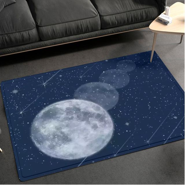 

Напольный коврик с принтом космической планеты, домашний декор, противообрастающие аксессуары, гостиная, кухня, коридор, дверной коврик, ковер для спальни, дивана 40x60cm