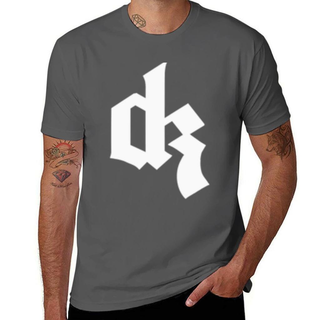 Dermot Kennedy Tshirt Basic Solid Color Short Sleeve Cotton Top
