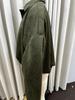 2025 Spring Bestseller: Green Suede Bomber Jacket Coat