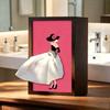 Luxury Art Ballet Tissue Box Elegant Design Tissue Dispenser Skirt Tissue Box  Bedroom Table