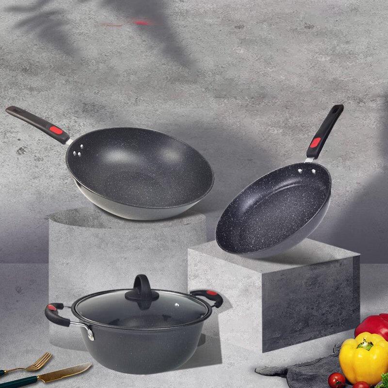 ZISIZ Maifan Stone 4-Piece Cookware Set