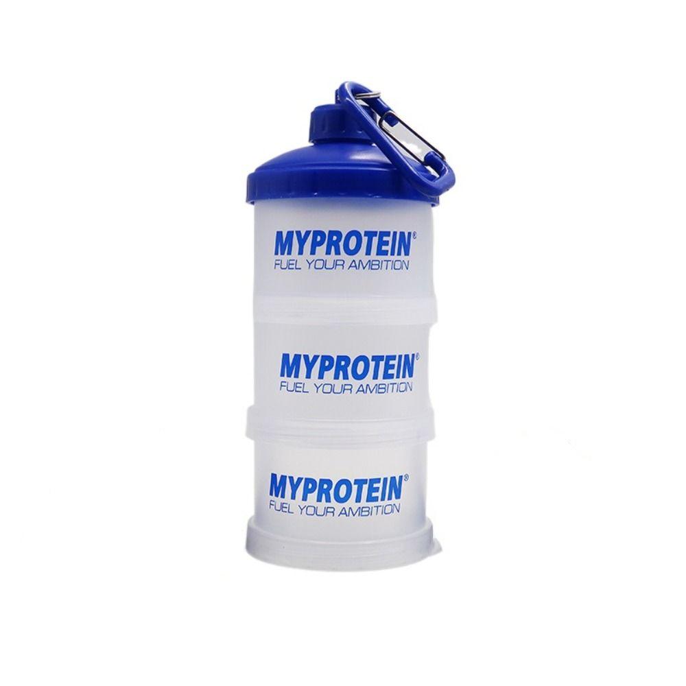 Portable Protein Powder Box Plastic Snack Can Water Bottles Medicine Box Fitness Cup