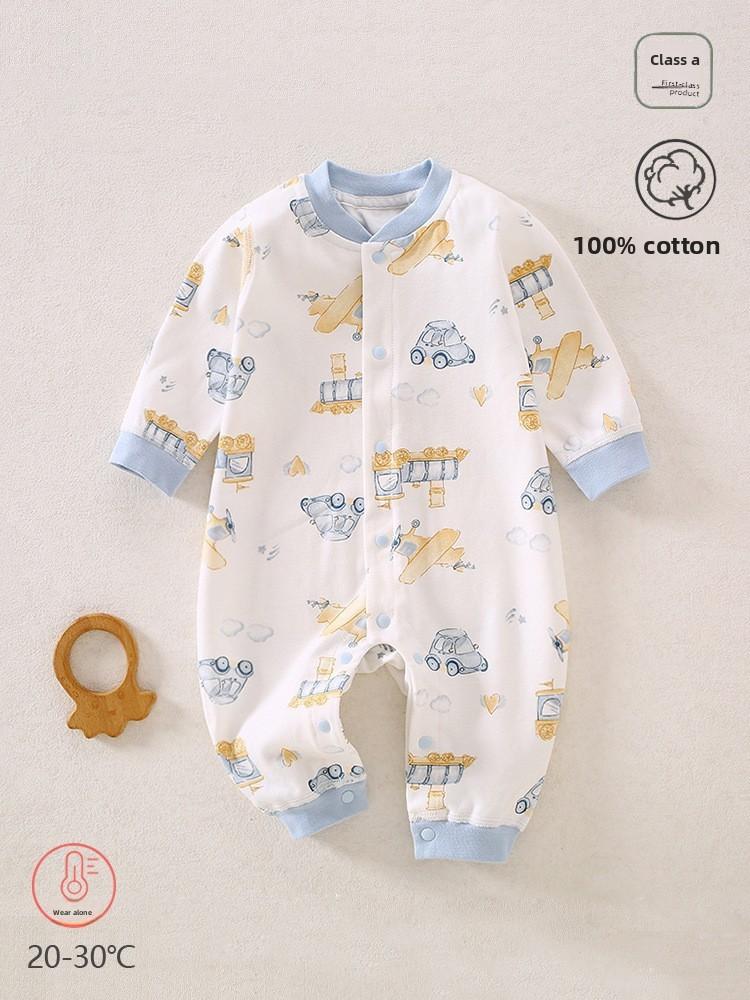 Baby Cotton Onesie With Antibacterial Fabric For Newborns And Infants