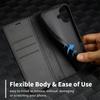 Etui A52S A51 Carbon Fiber Magnetic Flip Case for Samsung Galaxy A52s 5G A51 A515F A71 A72 A12 A32 A22 Soft Leather Wallet Funda