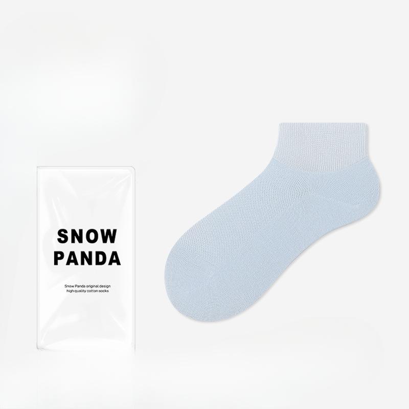 

Женские весенние и осенние хлопковые дышащие носки без косточек с защитой от катышков 1 pair синий