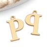 Stainless Steel Alphabet Pendant Jewelry Accessories for DIY Necklaces, Bracelets & Earrings