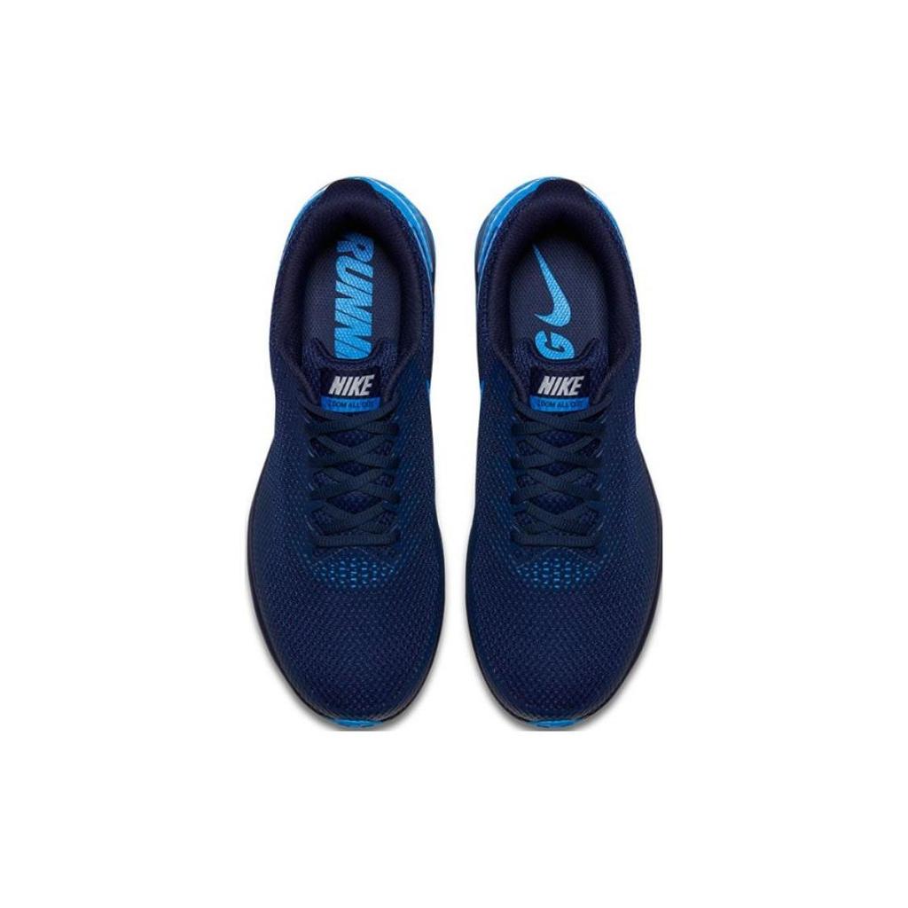 Nike All Out 2 Low 2 Midnight Navy Classic Logo Mesh Cushioning Non-Slip Wear-Resistant Low-Top Running Shoes Men Sneaker Blue Black AJ0035-401