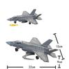 4 Styles 1:72 Scale Plastic Military Aircraft Model Kit, F-14 Tomcat F-22 Raptor B-2 Stealth Bomber AH-64 Apache Helicopter