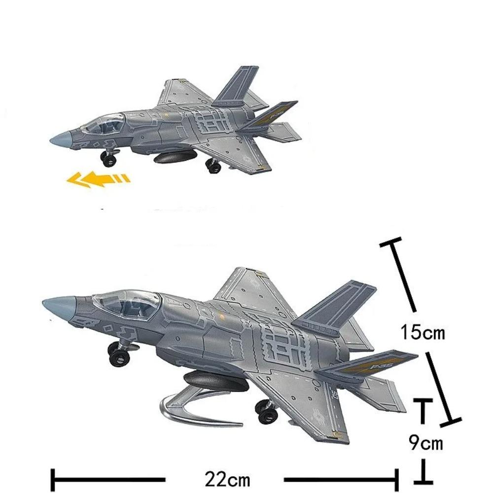 4 Styles 1:72 Scale Plastic Military Aircraft Model Kit, F-14 Tomcat F-22 Raptor B-2 Stealth Bomber AH-64 Apache Helicopter