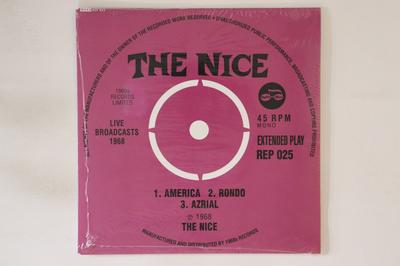 7inch Record NICE - Live Broadcasts 1968 REP025 1960S 2019 UK Rock Used