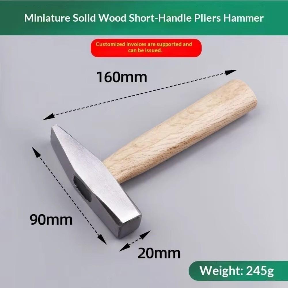 High Carbon Steel Mini Hammer Mini Multi-purpose Octagonal Hammer Portable Durable Round Head Hammer Outdoor Activities