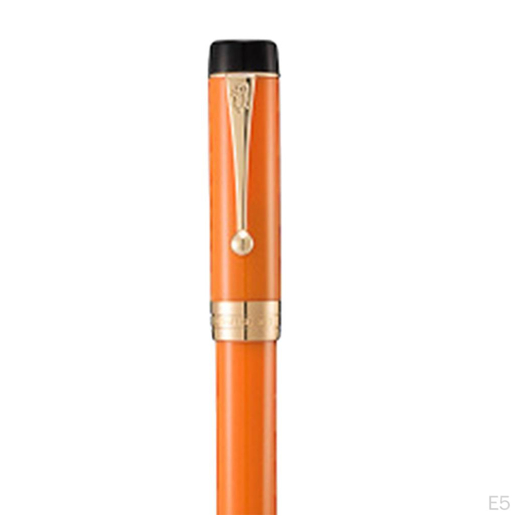 Elegant Acrylic Fountain Pen 0.5mm Businessmen Pens Electroplating Process for School Office Writing