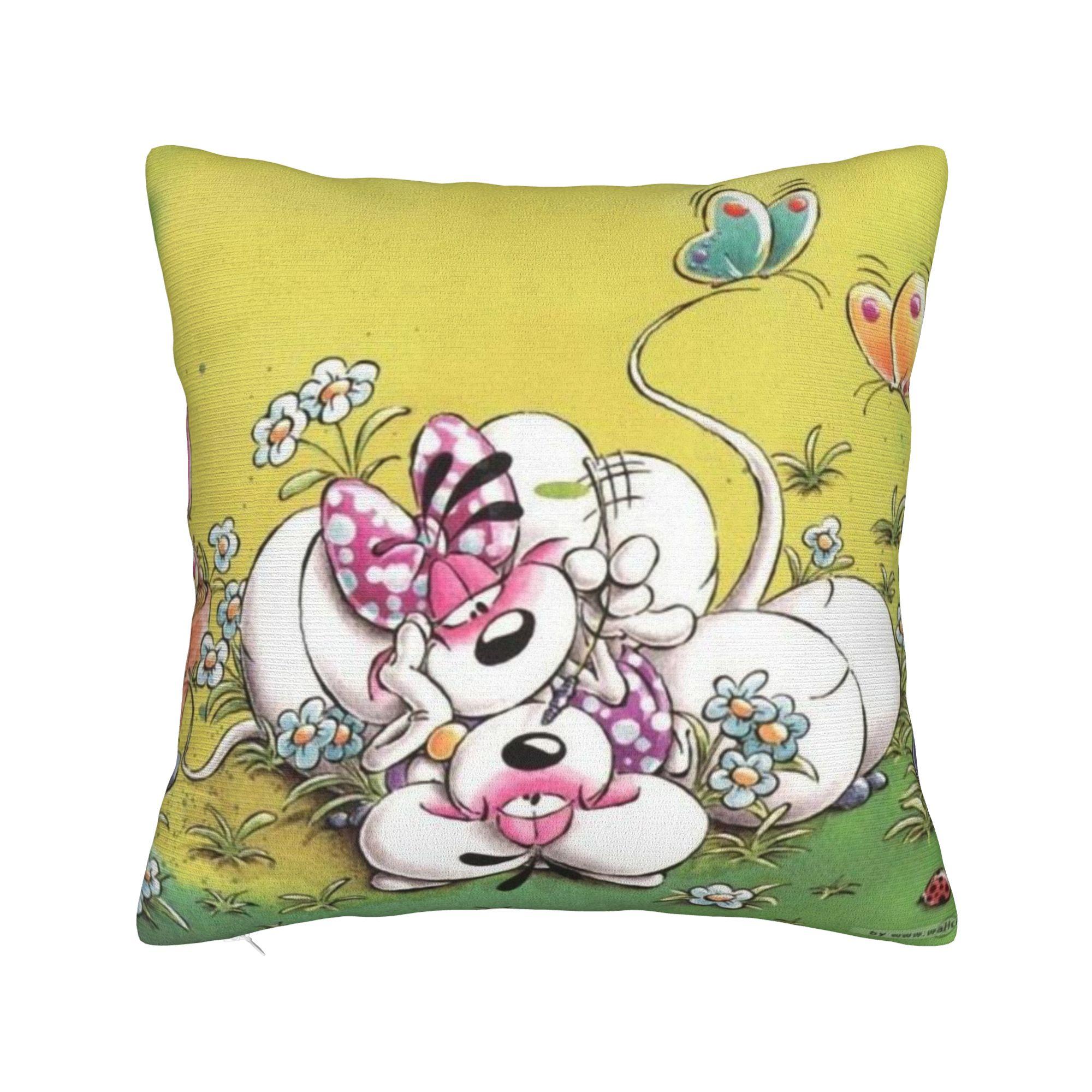 

Decorative Pillowcase Diddl Diddlina Stuff Sofa Throw Pillow Case Cover Square Multi-Size 18x18Inch